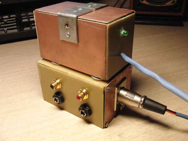 Phono preamp in a box