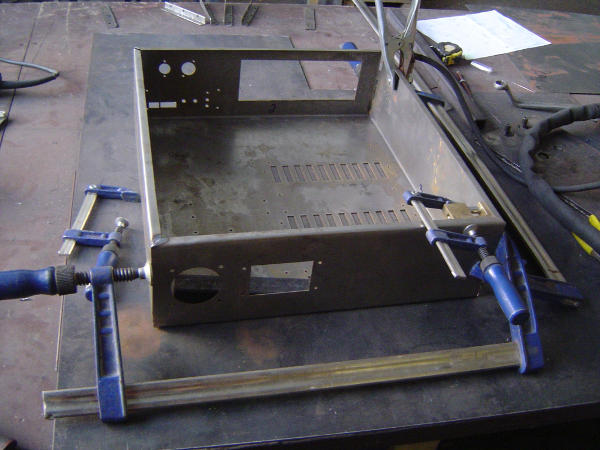A large clamp for initial alignment