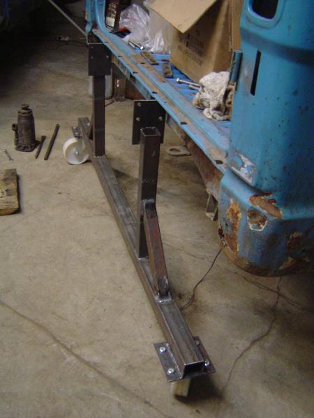 Rear frame part, unmounted