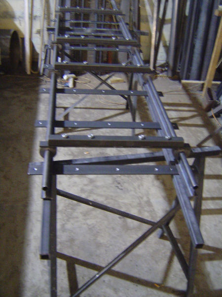 Rails, ready for welding