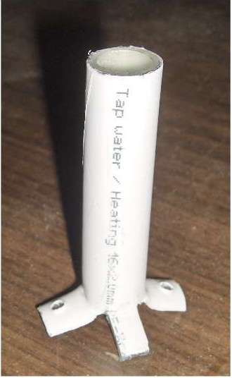 The first custom holder prototype