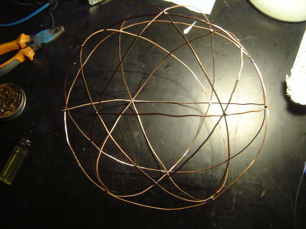 Wireframe orb with a lot more wire